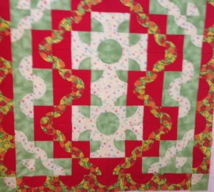 Drunkards Path close up