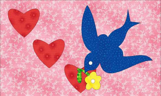 2014 February Mug Rug Color